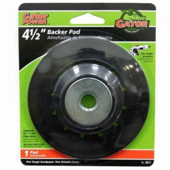 Gator 4-1/2 In. Power Angle Grinder Backing Pad