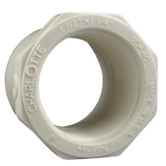 Charlotte Pipe 2 In. SPG x 3/4 In. FPT Schedule 40 PVC Bushing