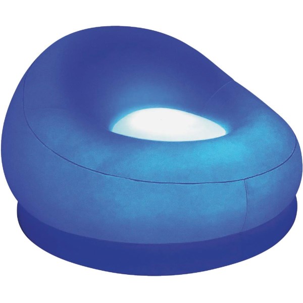 AirCandy Illuminated Color Changing LED Inflatable Chair with Remote