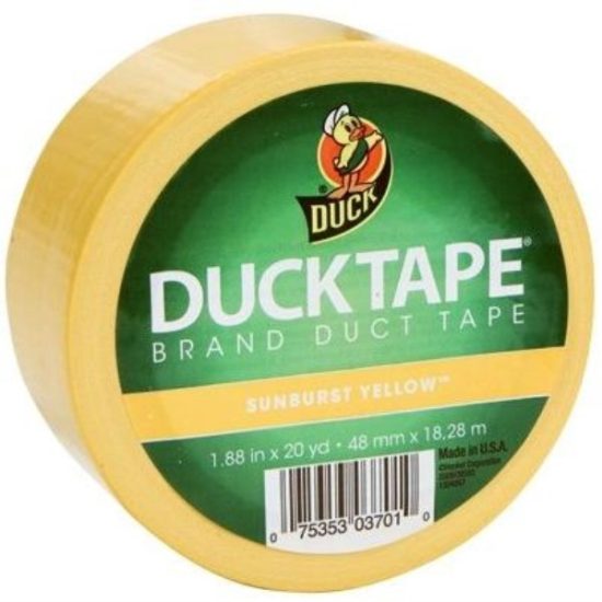 Duck Tape 1.88 In. x 20 Yd. Colored Duct Tape, Yellow
