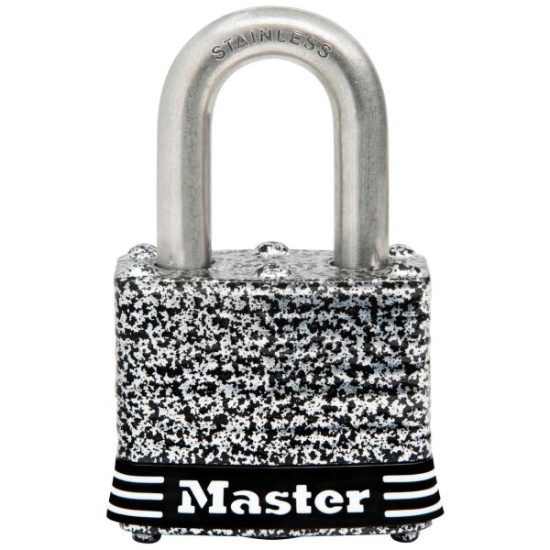 Master Lock 1-9/16 In. W. Weather Coated Laminated Steel Keyed Alike Padlock
