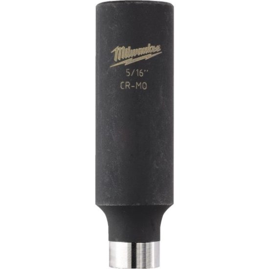Milwaukee SHOCKWAVE 3/8 In. Drive 5/16 In. 6-Point Deep Standard Impact Socket