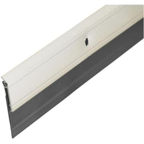 Do it Best 2 In. W. x 36 In. L. Satin Nickel Aluminum Door Sweep