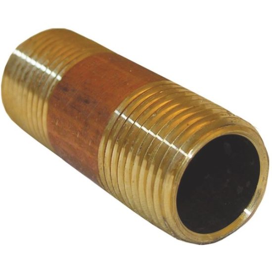 Lasco 1/2 In. x 3 In. Brass Nipple