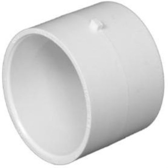 Charlotte Pipe 1-1/2 In. Schedule 40 DWV PVC Repair Coupling