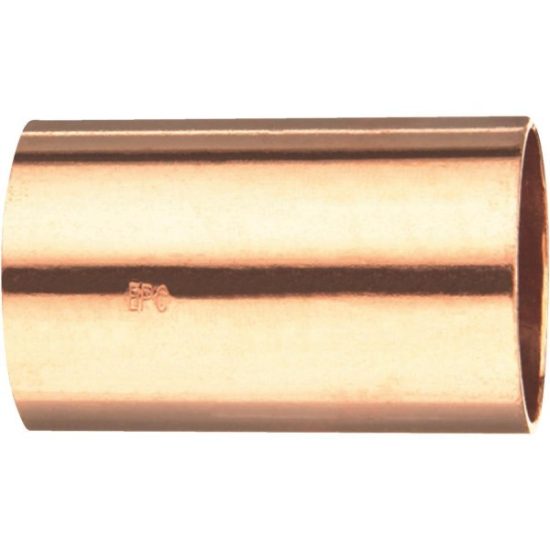NIBCO 1-1/4 In. x 1-1/4 In. Copper Coupling without Stop