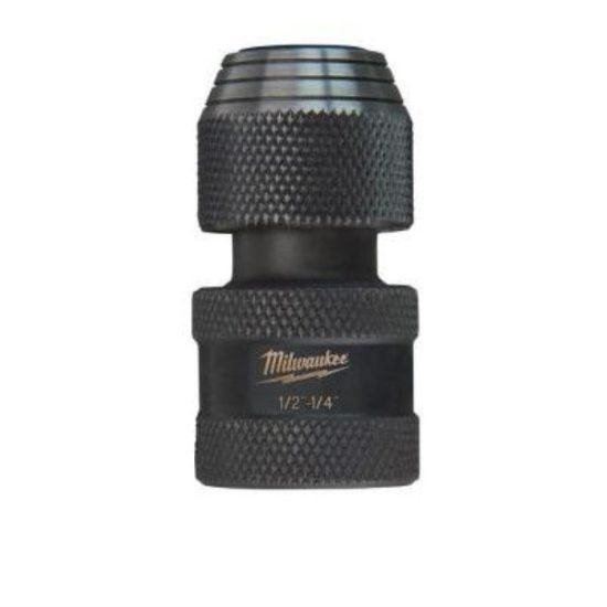 Milwaukee SHOCKWAVE 1/2 In. Square to 1/4 In. Socket Adapter