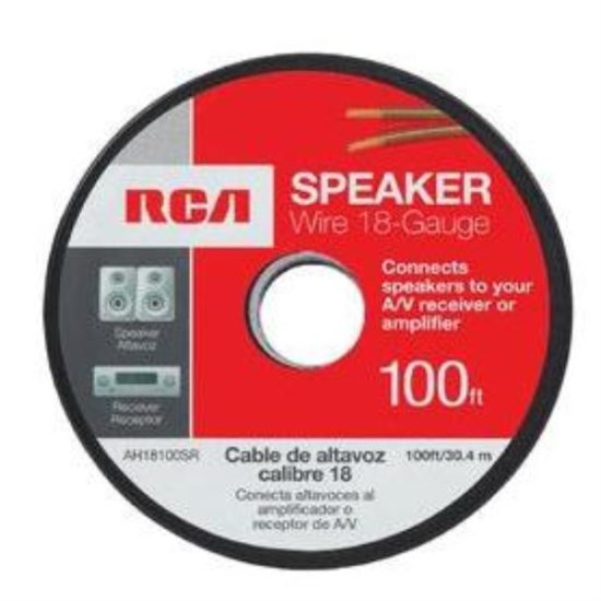 RCA 100 Ft. 18/2 Stranded Speaker Wire
