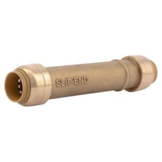 SharkBite 1/2 In. Push-to-Connect Brass Repair Coupling