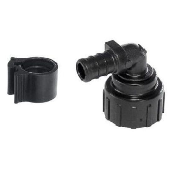 Pipe Swivel Elbow, 1/2 x 3/4-In. Female Garden Hose