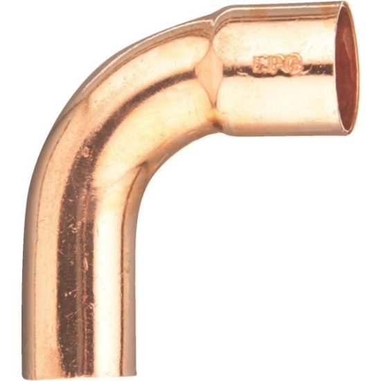 NIBCO 1/2 In. CxC 90 Deg. Long Turn Copper Elbow (1/4 Bend)