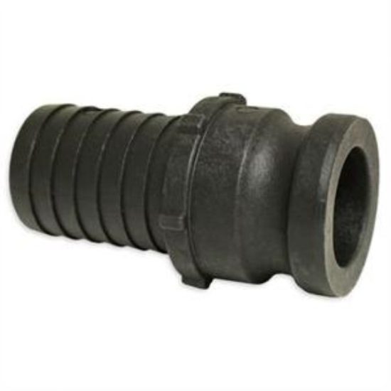 Apache 2 In. Part E Male Cam and Groove Polypropylene Adapter