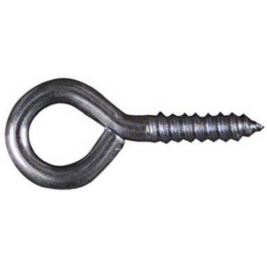 National #110 Zinc Medium Screw Eye (8 Ct.)