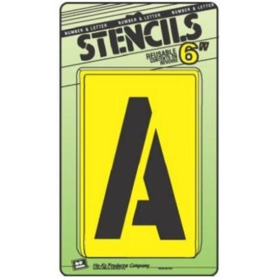 Hy-Ko 6 In. Letter, Number & Symbol Stencil Set