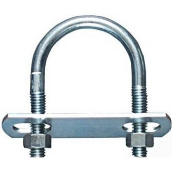 National 5/16 In. x 2 In. x 3-1/4 In. Zinc Round U Bolt
