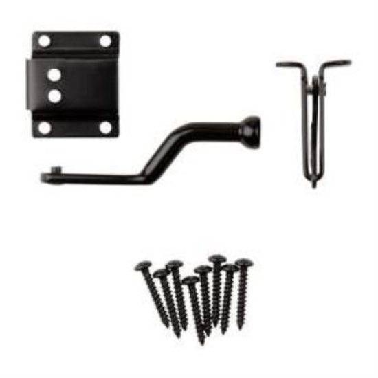 National 4 In. Black MaxLatch Sag Compensating Latch