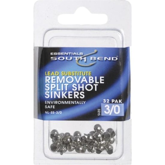 SouthBend Size BB Lead-Free Split Shot Sinker (48-Pack)