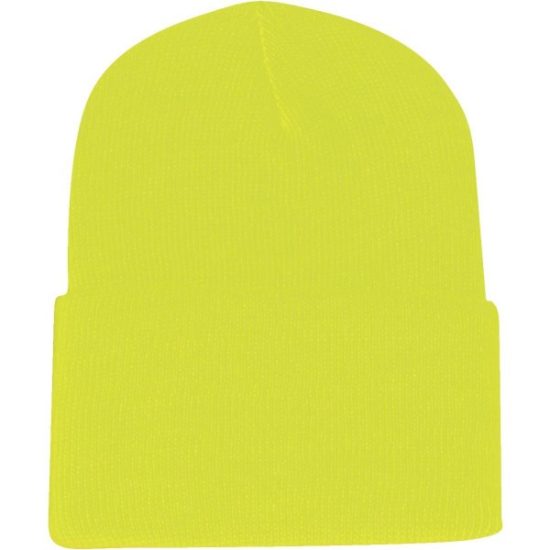 Outdoor Cap Neon Yellow Cuffed Sock Cap