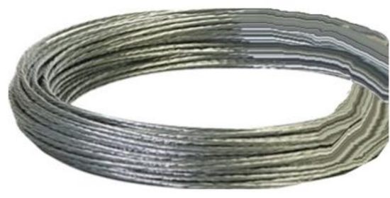 Hillman Anchor Wire 50 Ft. 20 Ga./6-Wire Galvanized Steel Twisted Guy General Purpose Wire