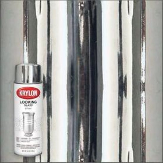 Krylon LOOKING GLASS 6 Oz. Reflective Spray Paint, Silver