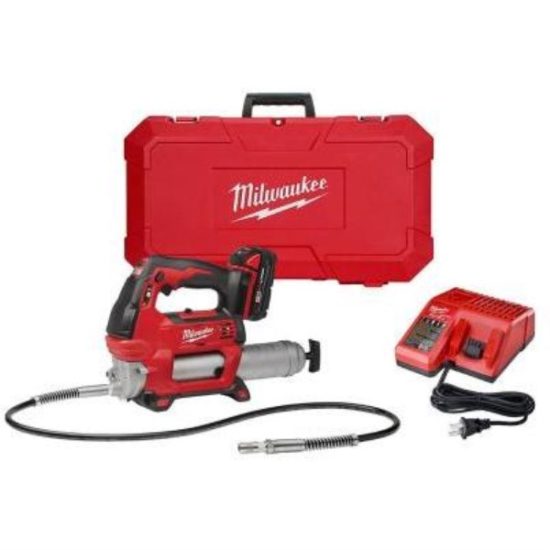 Milwaukee M18 18-Volt Lithium-Ion 2-Speed Cordless Grease Gun Kit