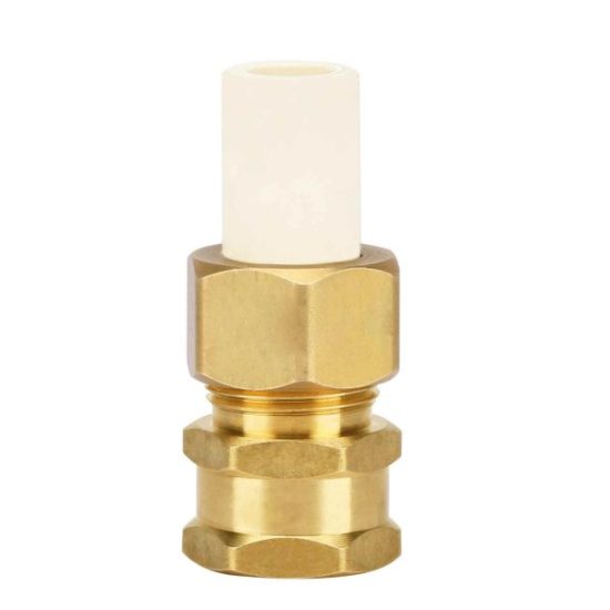 Homewerks 1/2 In. Slip x 1/2 In. FIP CPVC Transition Brass Union