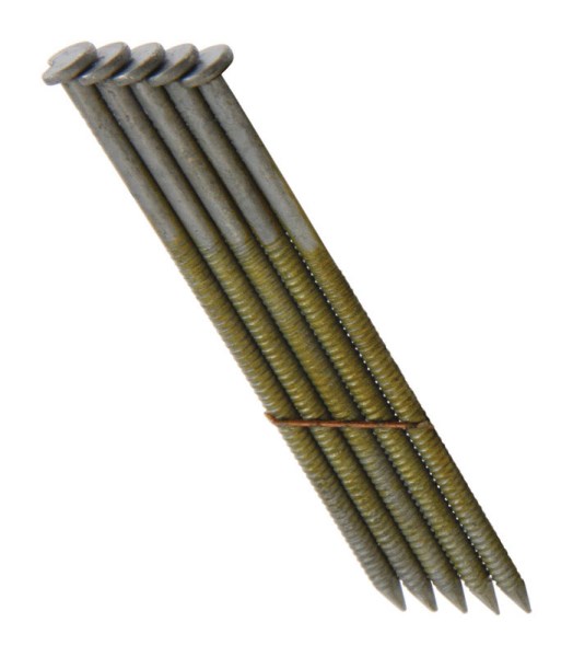 Grip-Rite 28 Degree Wire Weld Hot-Dipped Galvanized Clipped Head Framing Stick Nail, 2 In. x .113 In. (2500 Ct.)