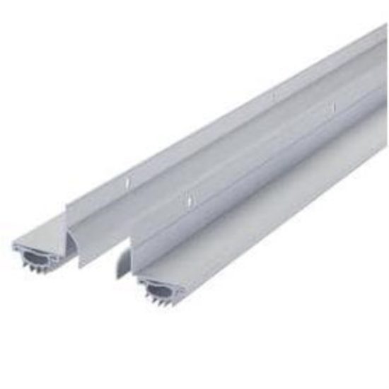 M-D 1.75 In. W. x 1.25 In. H. x 36 In. L. White Vinyl L-Shaped Door Bottom with Drip Cap for 1-3/8 & 1-3/4 In. Door