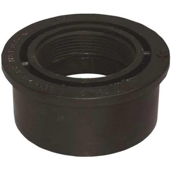 Charlotte Pipe 2 In. x 1-1/2 In. Spigot x FIP Reducing ABS Bushing