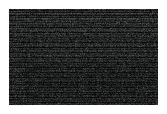 Multy Home Concord 22 In. x 36 In. Charcoal Carpet Utility Floor Mat, Indoor/Outdoor