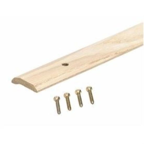 M-D Unfinished Smooth 1-7/16 In. x 3 Ft. Hardwood Carpet Trim Bar, Wide