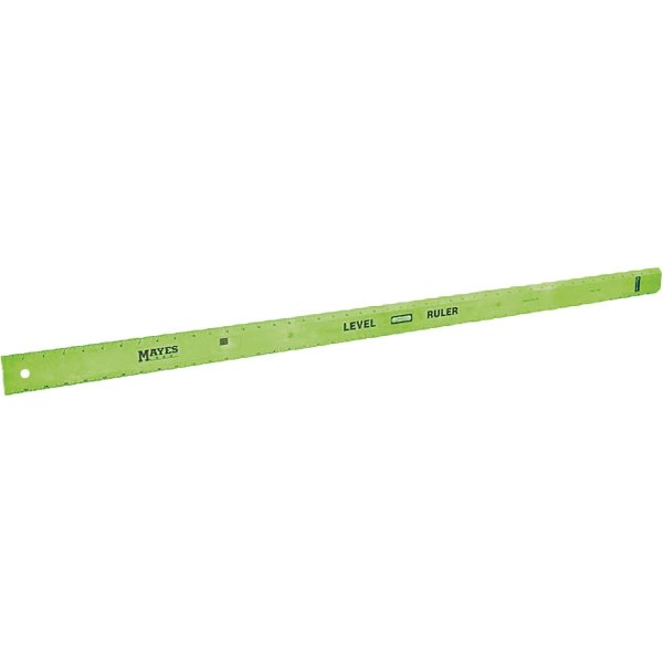 Mayes 48 In. Polystyrene Straight Edge Ruler with Level