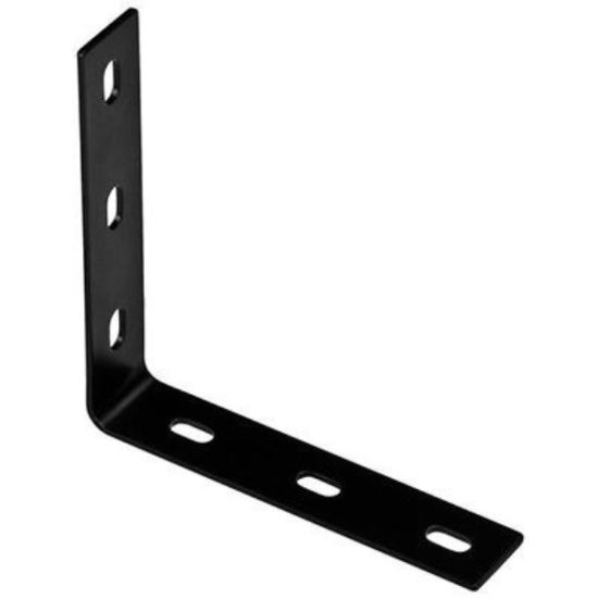 National Catalog 1151BC 7.1 In. x 1.5 In. Black Heavy-Duty Corner Brace