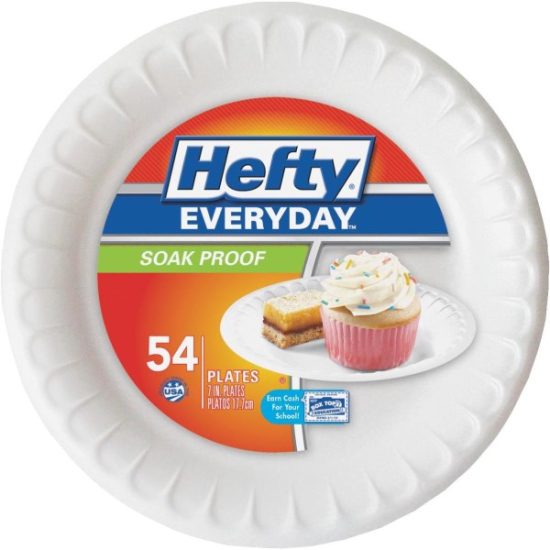 Hefty Everyday 7 In. Foam Plate (54-Count)