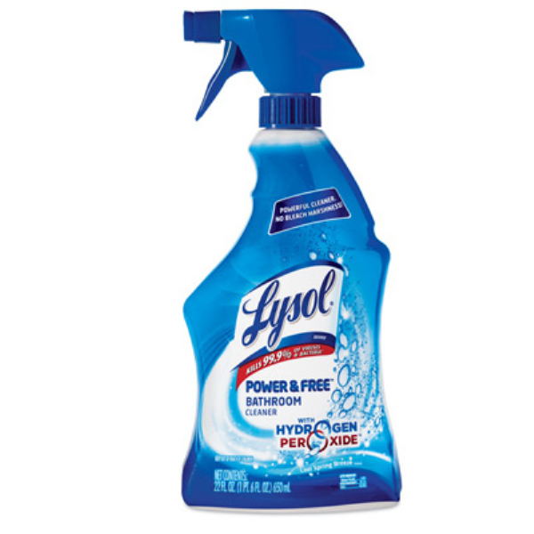 Lysol Power & Free 22 Oz. Bathroom Cleaner with Hydrogen Peroxide
