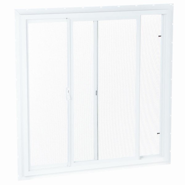 Northview 35-1/2 In. W. x 35-1/2 In. H. White PVC Single Glazed Utility Sliding Window