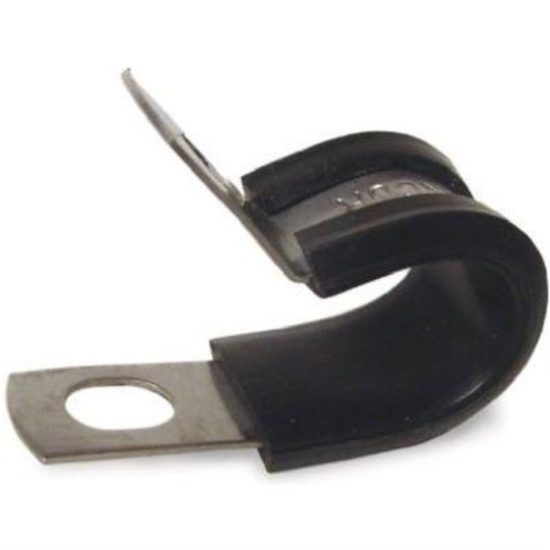 Gardner Bender 3/8 In. Steel w/Rubber Insert Black Cable Clamp (2-Pack)