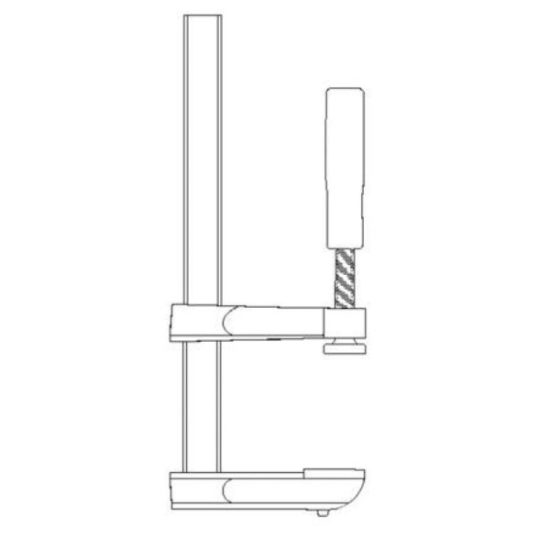 Do it 6 In. x 2-1/2 In. F-Style Bar Clamp