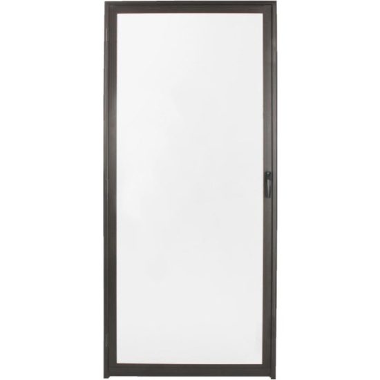 Croft Imperial Style 36 In. W x 80 In. H x 1-7/8 In. Thick Bronze Full View Aluminum Storm Door