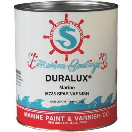 DURALUX Marine Spar Varnish, Clear, 1 Qt.