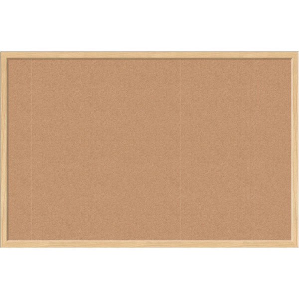 U Brands 23 In. x 35 In. Cork Bulletin Board