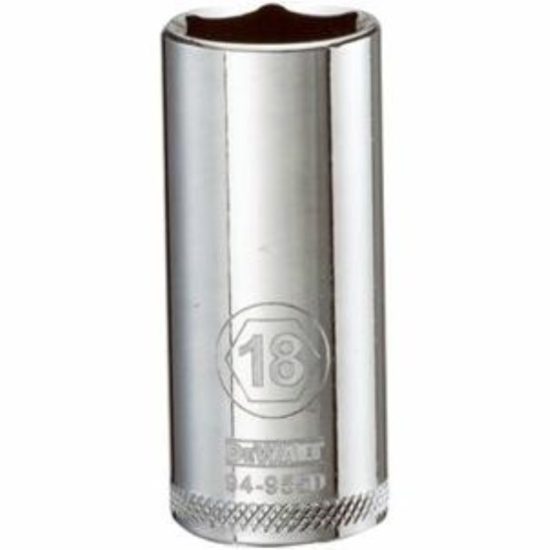Metric Deep Socket, 6-Point, 3/8-In. Drive, 18mm