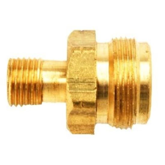 MR. HEATER 1 In.-20 TCT x 9/16 In. MPT Brass LP Cylinder Adapter
