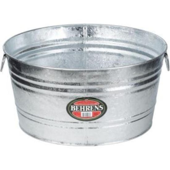 Behrens 15 Gal. Round Hot-Dipped Utility Tub