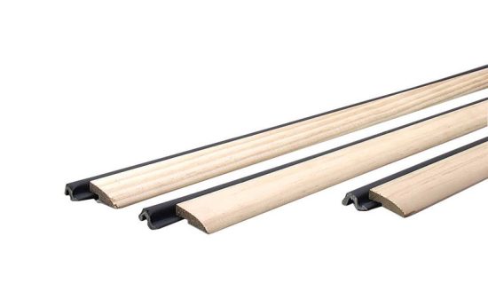M-D 36 In. x 7 Ft. Brown/Primed Wood Door Jamb Weatherstrip