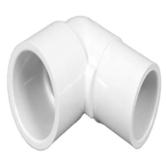 Charlotte Pipe 1 In. Slip x Spigot Schedule 40 90 Deg. Street PVC Elbow (1/4 Bend)