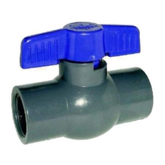 Ball Valve,1" Ips Pvc     Gray