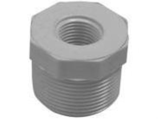Charlotte Pipe 1-1/4 In. MPT x 1/2 In. FPT Schedule 40 PVC Bushing
