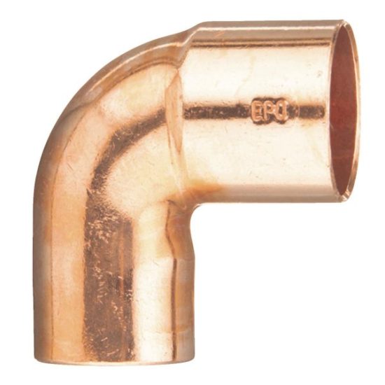 NIBCO 1/2 In. 90 Deg. Close Ruff Copper Street Elbow (1/4 Bend)