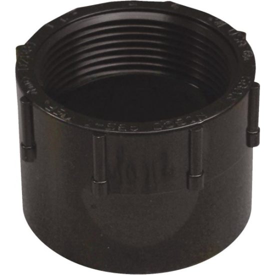 Charlotte Pipe 3 In. Hub x FIP Female ABS Adapter